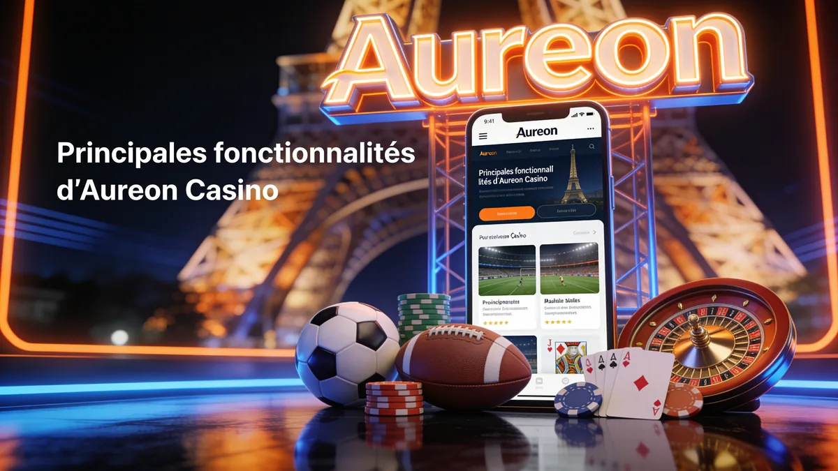 Principales fonctionnalités d'Aureon Casino — aureon casino en France